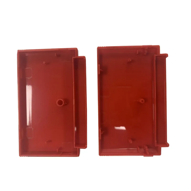 Game Cartridge Replacement Plastic Shell for konami 8bit Game Card for FC Transparent red color Japan version