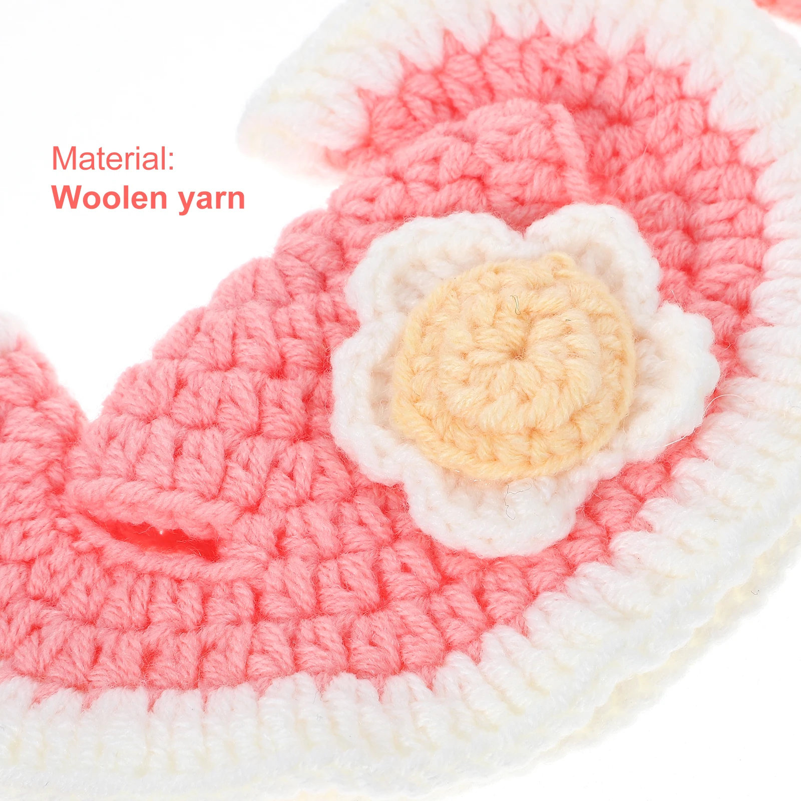 

Cartoon Cat Hat Pet Costume Cap Knitted Yarn Soft S Frog Style Halloween Christmas Party Dog Cosplay Headdress Gifts