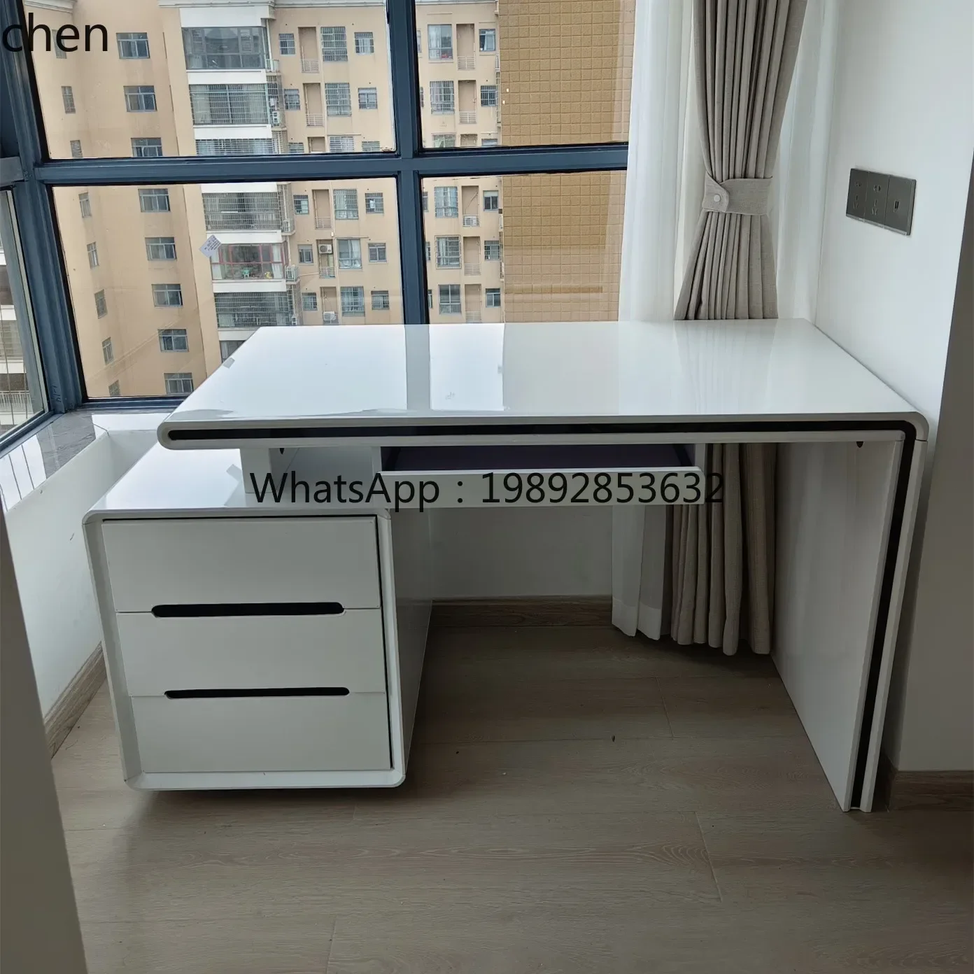 

7BGZComputer Desktop Simple Household White Simple Office Notebook Student Writing Desk Desk