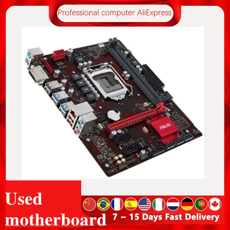 For Asus EX-B150M-V3 B150M-V3 Original Used Desktop Intel B150 B150M DDR4 32GB Motherboard LGA 1151  i7/i5/i3 USB3.0 SATA3