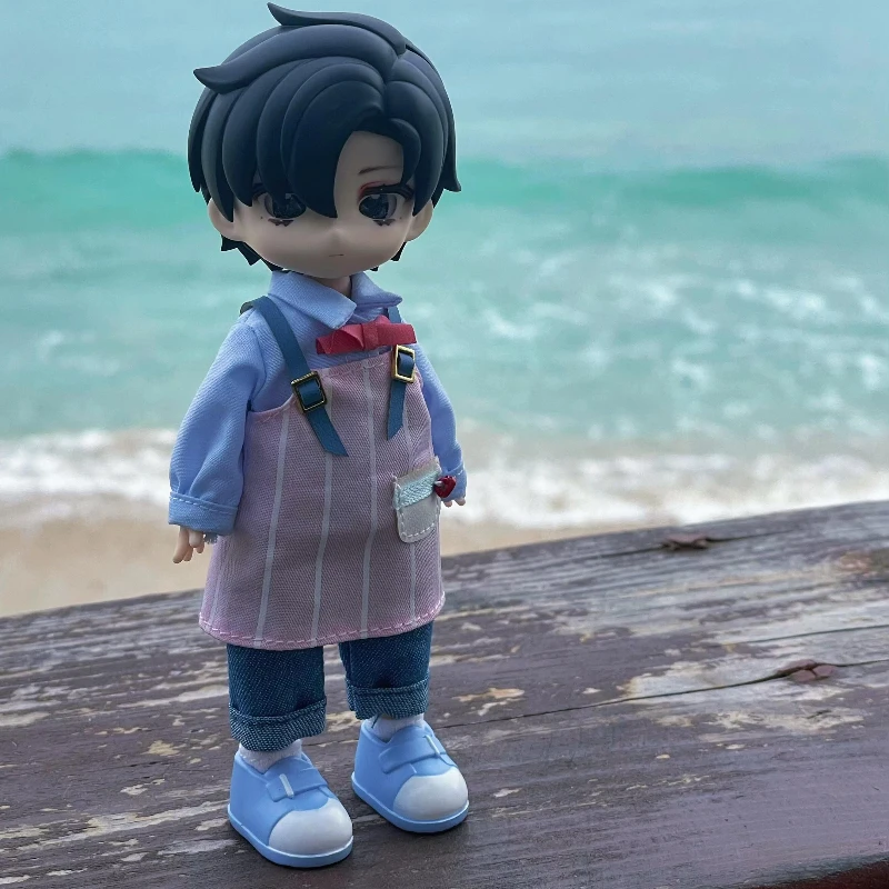 Disponibile Petson Male Classmate Cuore-Riscaldamento Ciondolo di San Valentino Figurina mobile Bjd a 12 punti Regalo di festa da collezione