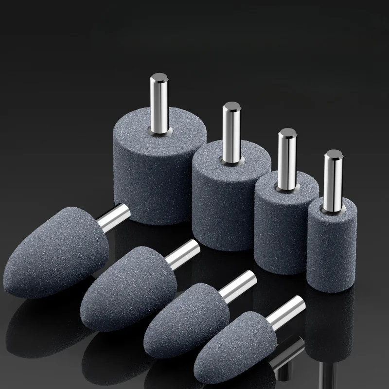 Brown Corundum Grinding Wheel Grinding Head Metal Grinding Electric Drill Small Electric Grinder Cylindrical Conical Cast Iron P