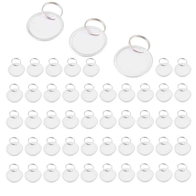 แท็กขอบโลหะ แท็กคีย์ แท็กกระดาษกลมพร้อมวงแหวนโลหะสําหรับกุญแจรถและกุญแจประตู
