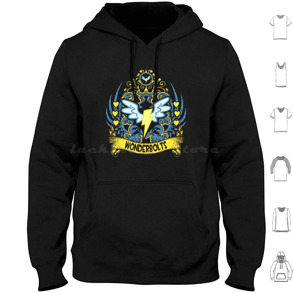 

Wonderbolts-Limited Edition Hoodies Long Sleeve My Little Brony Bronies Pegasisters Mlp Friendship Is Magic Equestria