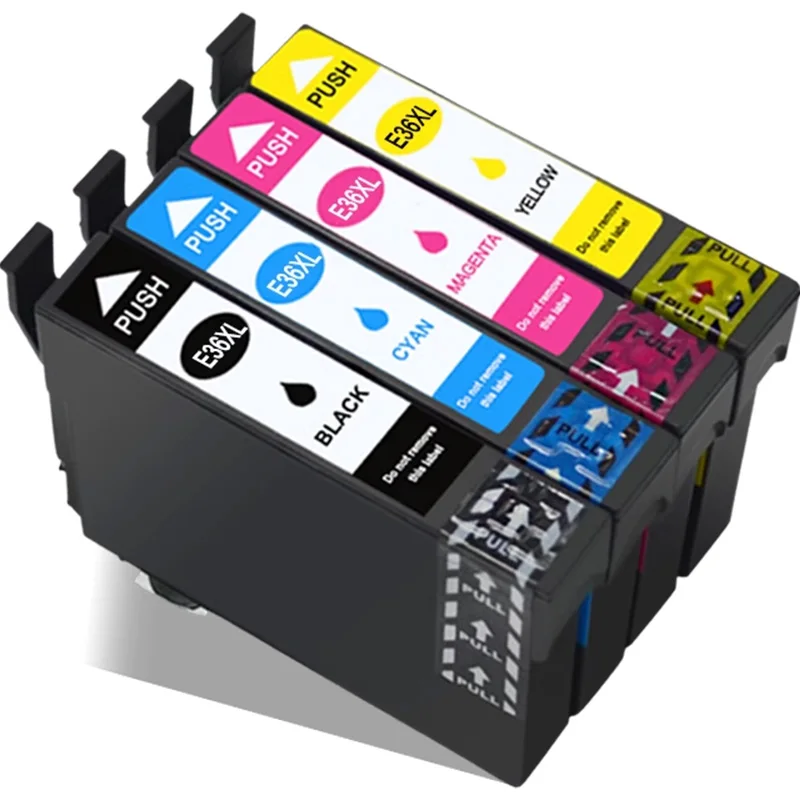 Совместимый картридж 36XL T3691 T3692 T3693 T3694 для струйного принтера EPSON XP-235a XP-332a XP-325a