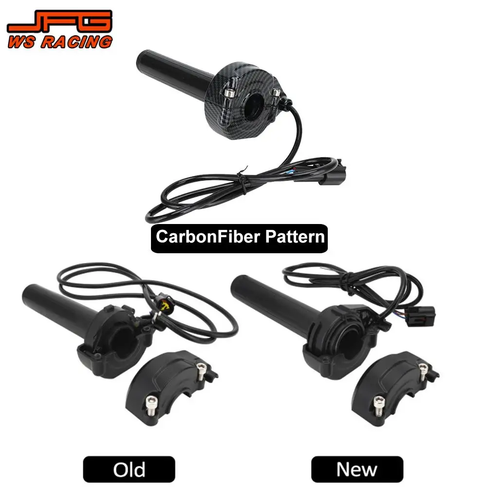 خنق تويست بدوره قبضة دراجة نارية الملحقات ألياف الكربون نمط قبضة ل Sur-Ron S Surron X دراجة كهربائية عبر البلاد #2