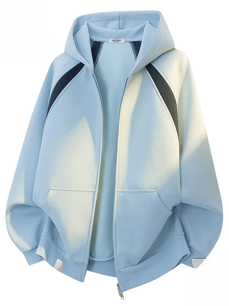 

PaulFrank Lazy Sle Hooded Open Cardigan Sweatirt Men's Autumn New Casual Loose Trendy Brand Jaet Comfortable Long Sve