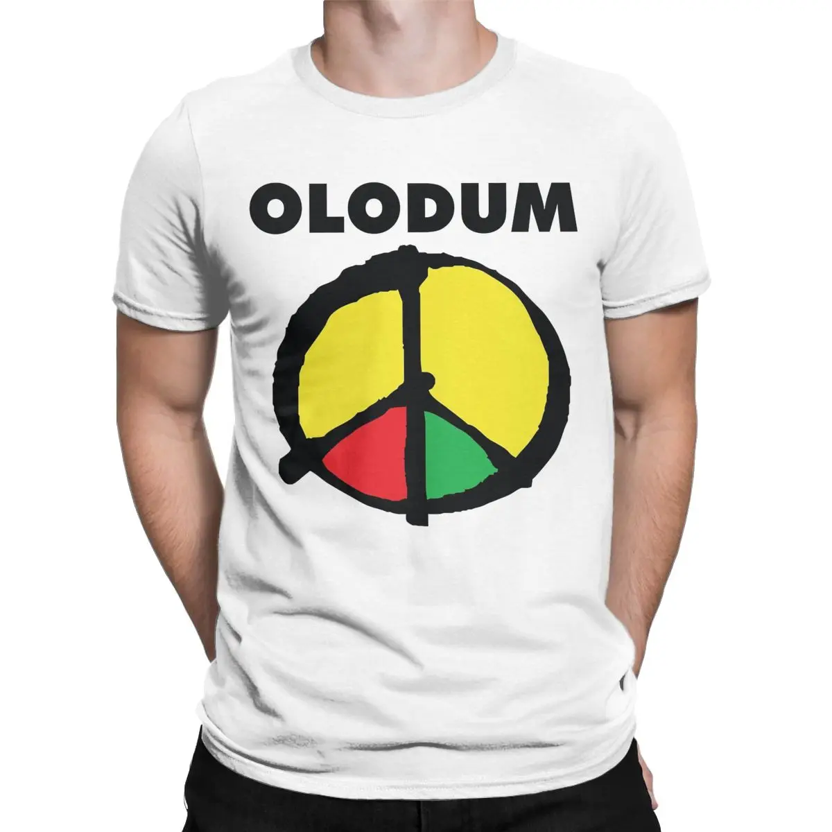 Olodum T-Shirts for Men Casual 100% Cotton Tees Round Neck Short Sleeve T Shirt Gift Clothes