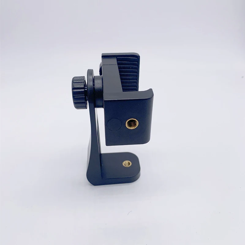 Horizontal e vertical ao vivo clipe de telefone móvel, tripé, selfie vara triângulo suporte fixo 360 rotação, pequeno e conveniente