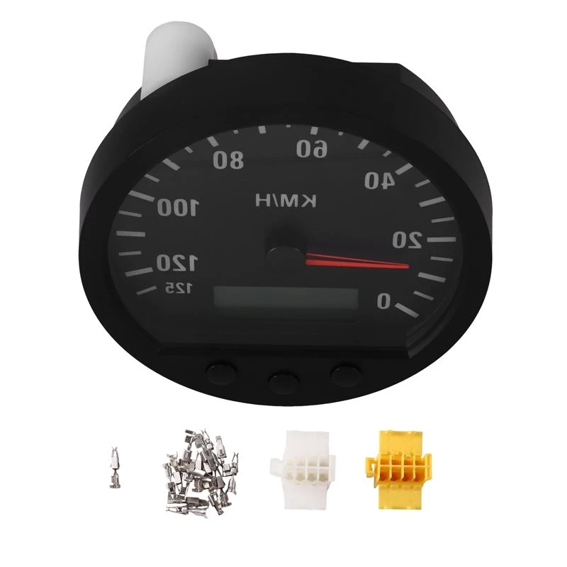 Hot Selling-For CANBUS Speedometer With 140Mm Electronic LCD Display And Odometer, Trip Meter For Trucks Tractor TD140ATC,For