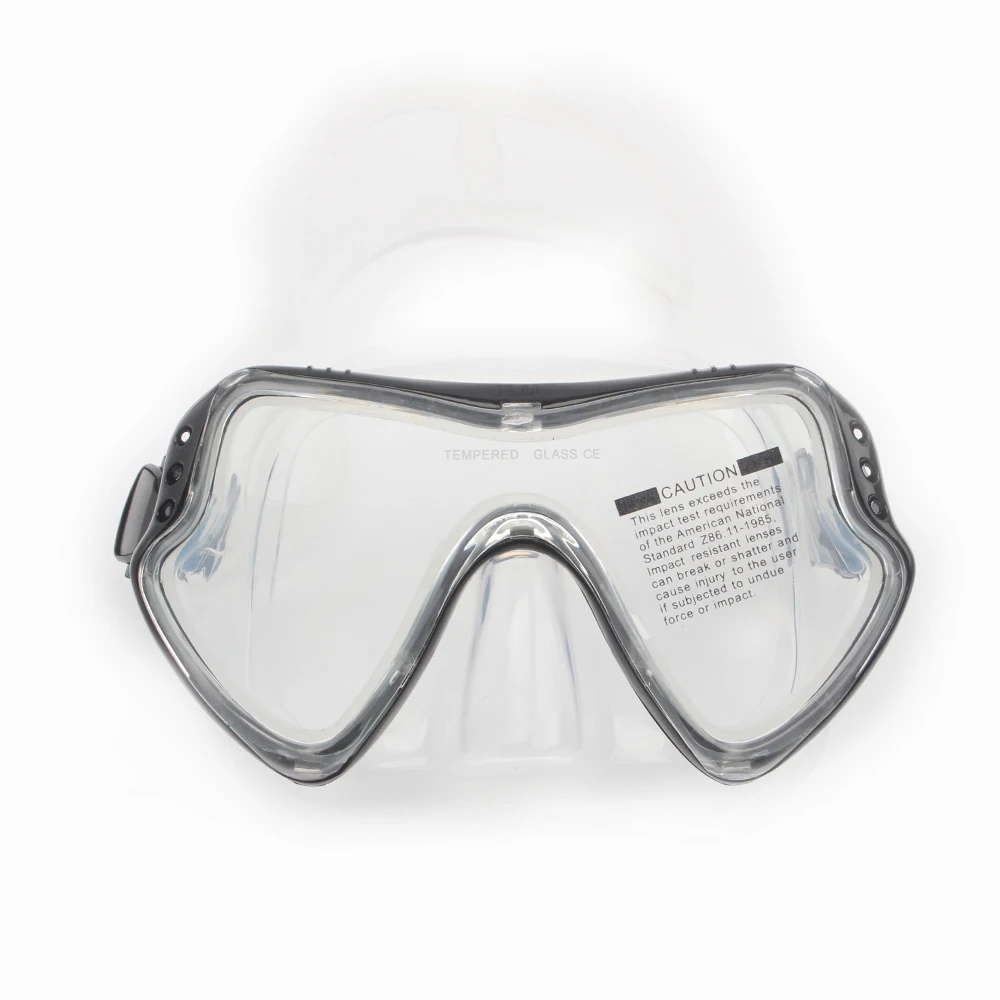 Neue Multi-Style Erwachsene Tauchen Maske Schwimmen Brille Scuba Schnorchel Silikon HD Anti-Fog Gehärtetes Glas Tauchen brille Geschenke – Detail 36