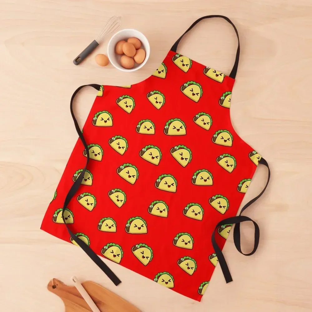 Taco Time! Apron Art Costume Waiter Utensils For Kitchen Kitchen Novel Kitchen Accessories Apron