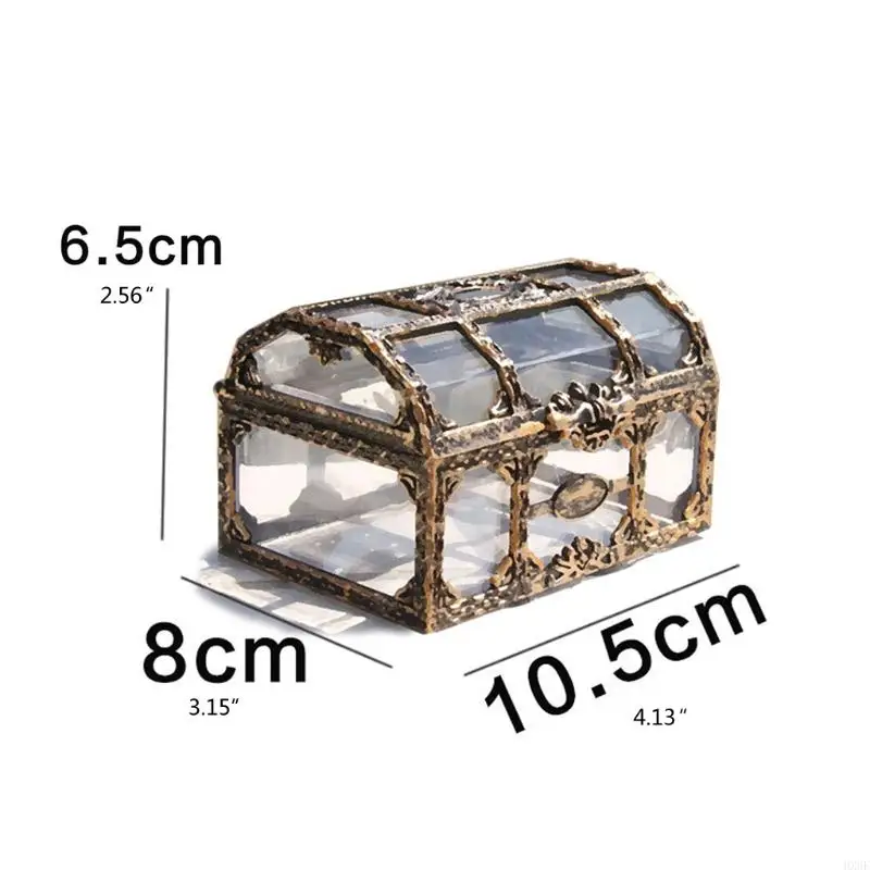 HX6F BINERDYBARY BOOOTH Props Crystal Box Box Plastic Pirate Scene Decoration