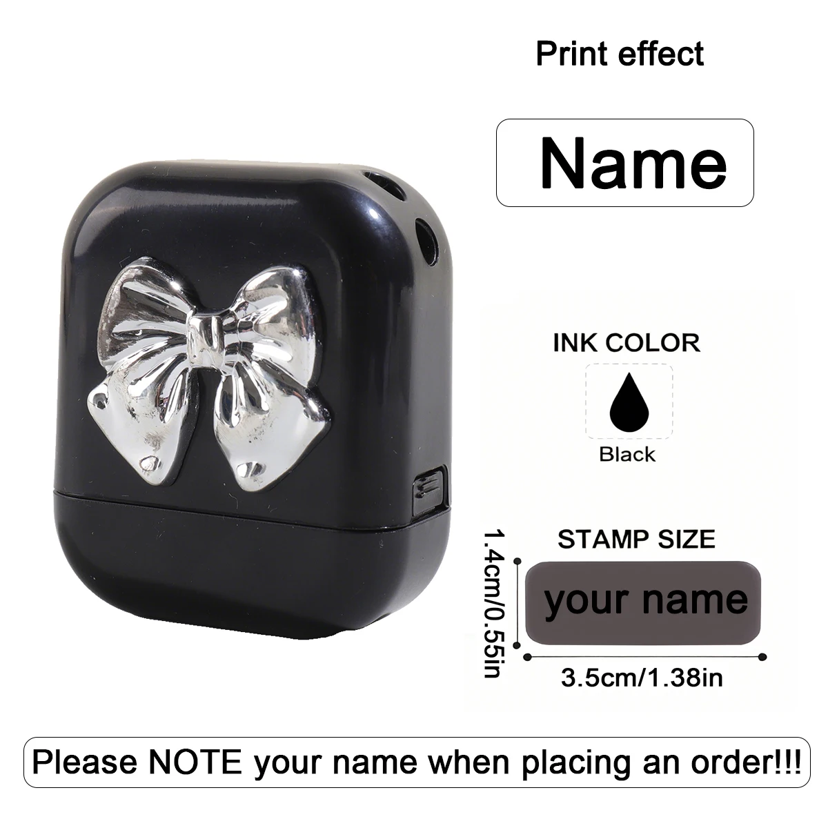 silver bow text