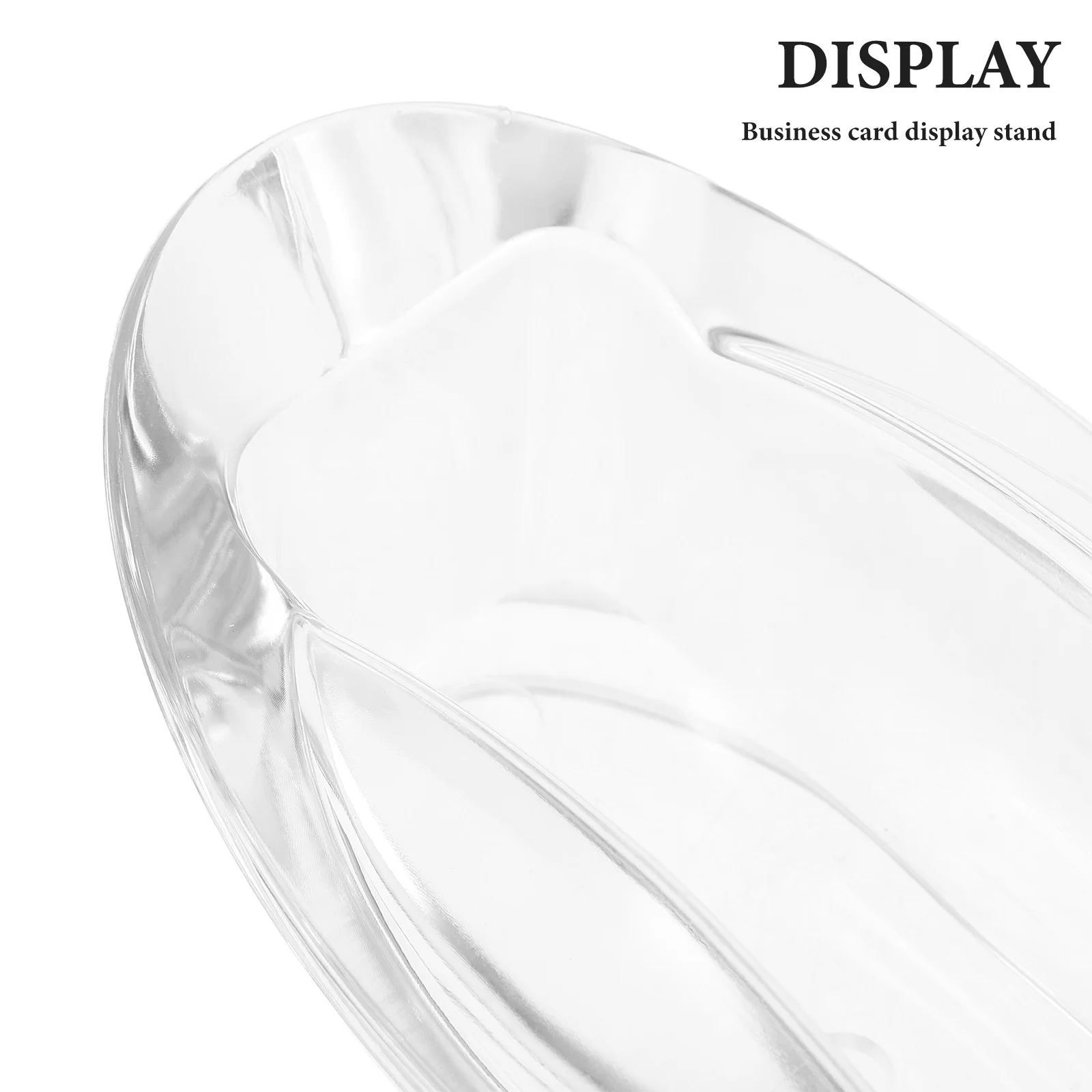 Acrylic Business Card Holder Clear Vertical Display Stand For Office Desk Name Card Storage Rack Desktop