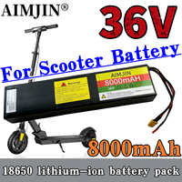 10S3P 18650 Lithium-Ion Battery Pack 36V 8000mAH Suitable for KUGOO S1/S2/S3 Electric Scooters