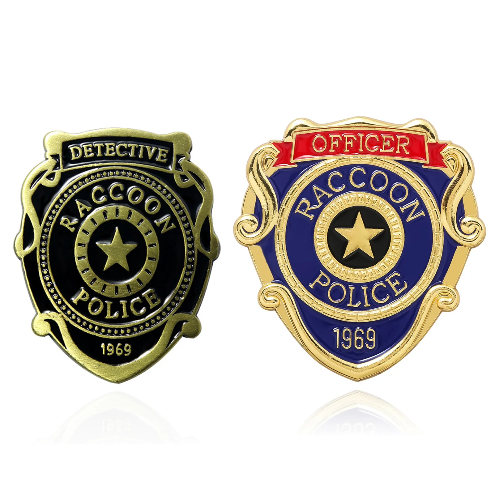 Raccoon Police Department Resident Evil movie badge Enamel Pin brooch jewelry Backpack Decorate