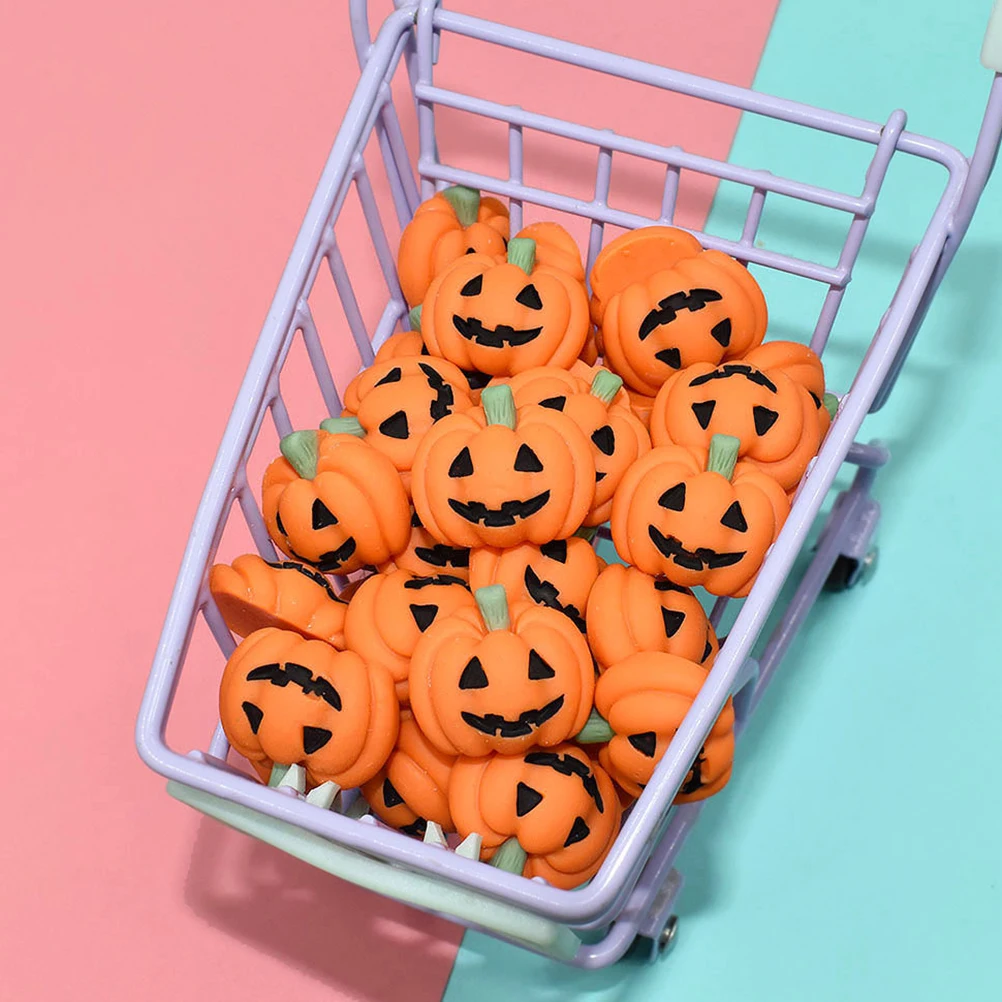 

Small Pumpkin Decoration Accessories Resin Pumpkins Crafts Halloween Miniature Figurines