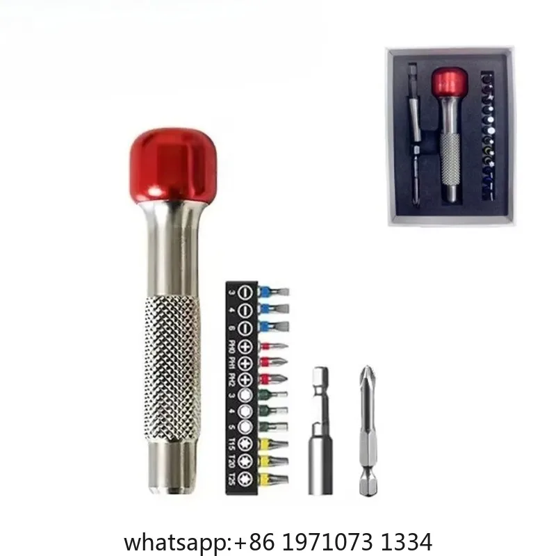 Multifunctional  Screwdriver  Tool High Quality Keychain Shape Magnet Screwdrivers Portable Steel Bike Repair Tool