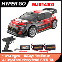 HYPER GO MJX14303 1/14 RC Car 4WD 65km/h Brushless 2.4G Remote Control Car High Speed Off-road Racing Car Hobby Toy Vehicle Gift