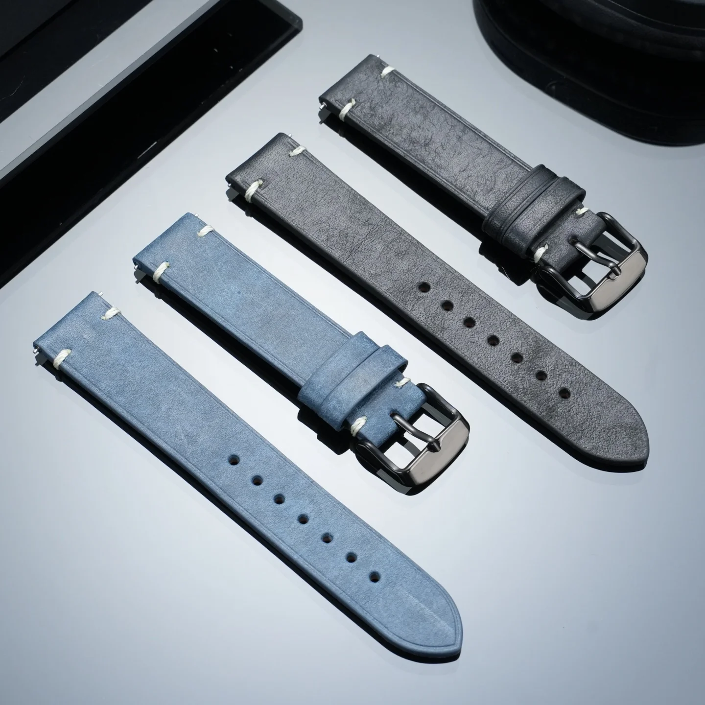 Tali Kulit Pola Retro Burst un - Leather Watch Band Men ulasan dan harga
