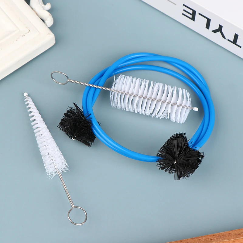 New 1 Set Trumpet Maintenance Kit Bendable Grasp Snake Brush Mouthpiece Brush Cornet Cleaning Kit Musical Instrument Accessories