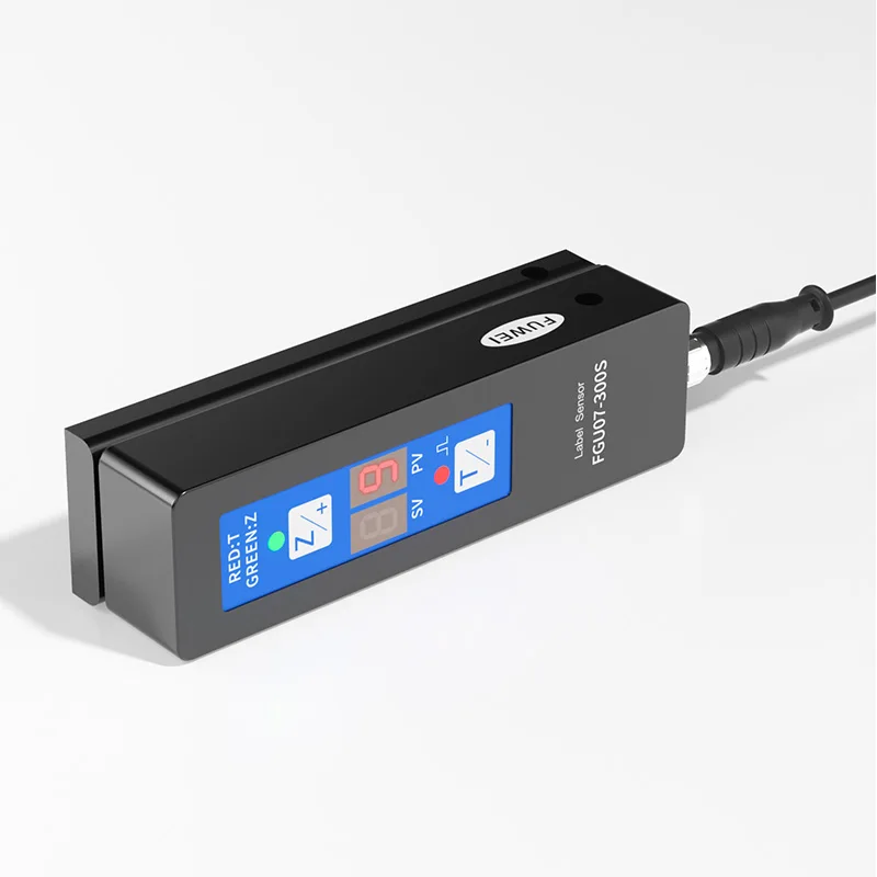 FUWEI FGU07-300S Digital Display Manual Adjustment Automatic Labeling Machine Transparent Label Sensor Knob adjustment Poor Type