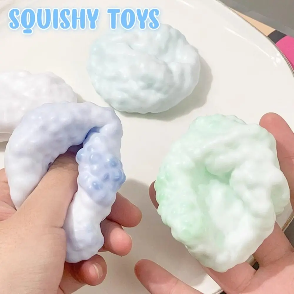 Jouets de Table Squishy en Forme de Drapeau Super Doux, Peau de Glace, Boule Collante Ultra-Mince Faite à la Main, Soulignée Charleroi, Fidget de Décompression