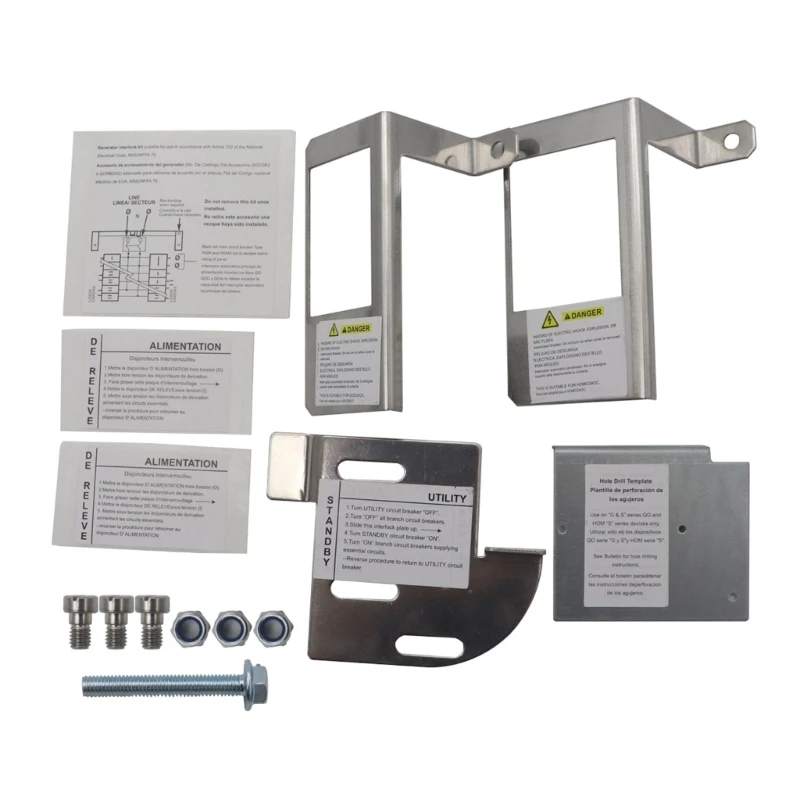 Generator Interlocks for SquareD QO or Homeline 150Amp and 200Amp Panels