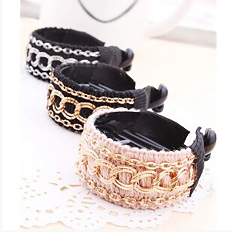 Coletero redondo para mujer, clip de sujeción para el pelo, pasadores de pelo, hebilla, peine, accesorios de peinado