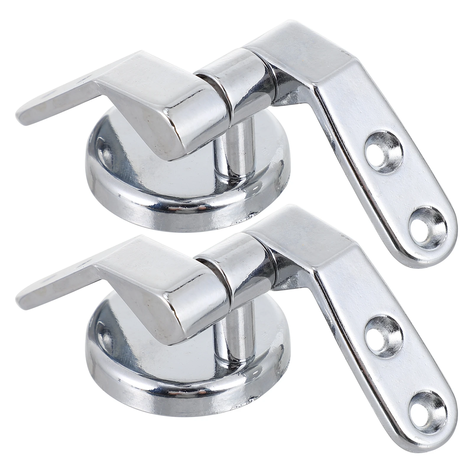 

Zinc Alloy Seat Hinge Durable AntiRust Replacement Parts Suitable All Styles Seats Bathroom Zinc Alloy Toilet Seat Hinge
