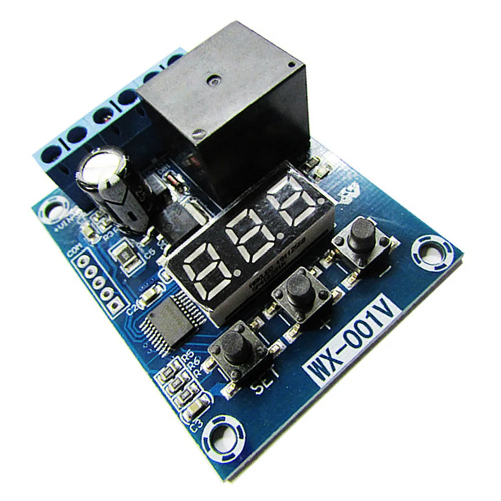 DC 12V Voltage Detection Module Relay Switch Circuit Measurement Charge And Discharge Detection Module