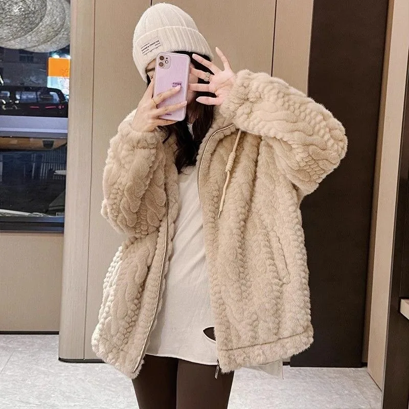 Women Jackets Winter Coat Jacket Faux Fur Thick Warm New Chic