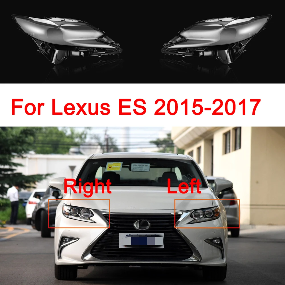 

Car Headlight Cover For Lexus ES 2015-2017 Transparent Headlamp Shell Plastic PC Replacement Light Glass Car Parts