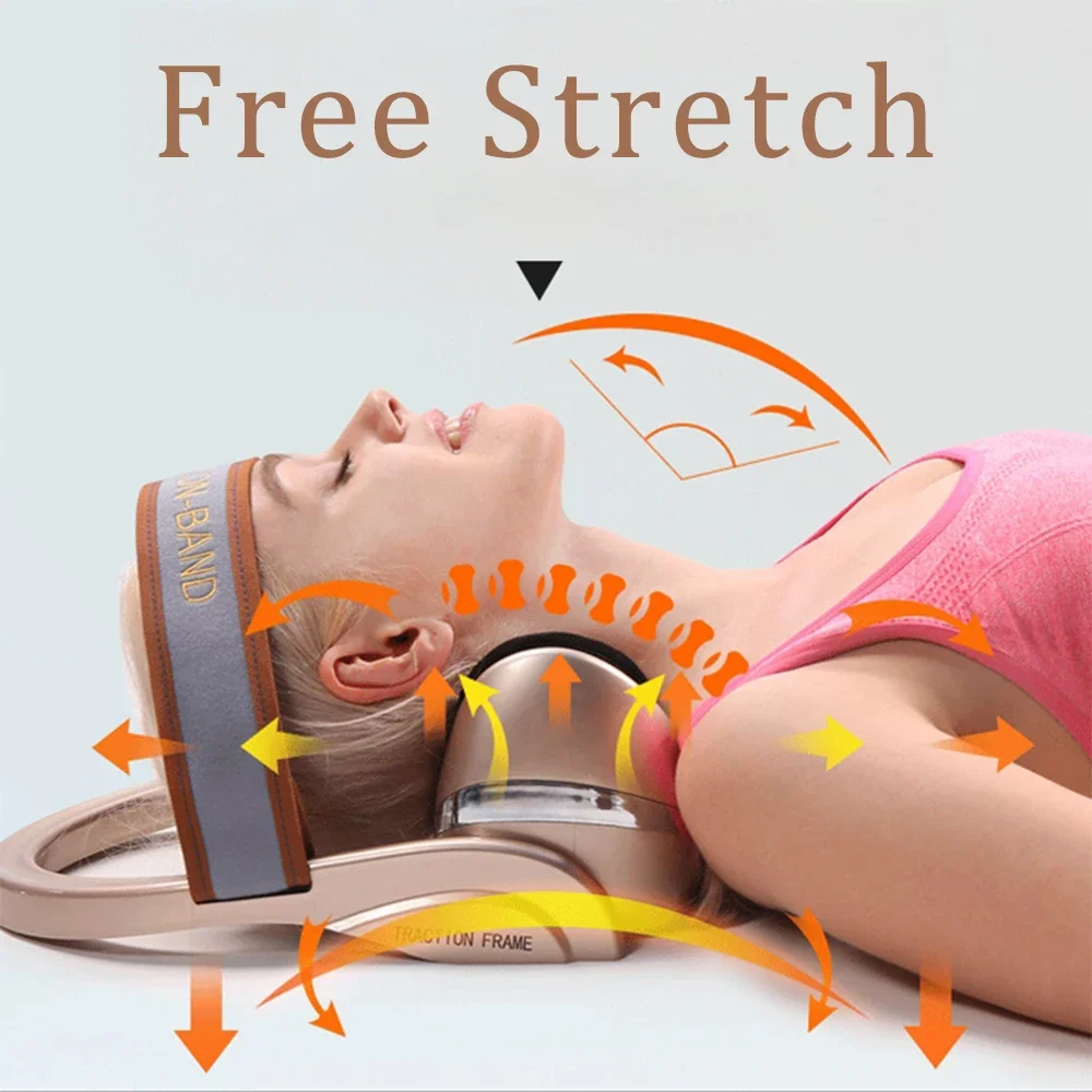 

Electric Neck Massager Vibration Masssge Pillow Air Compression Kneading Heating Massager Neck Stretcher Cervical relieve Pain