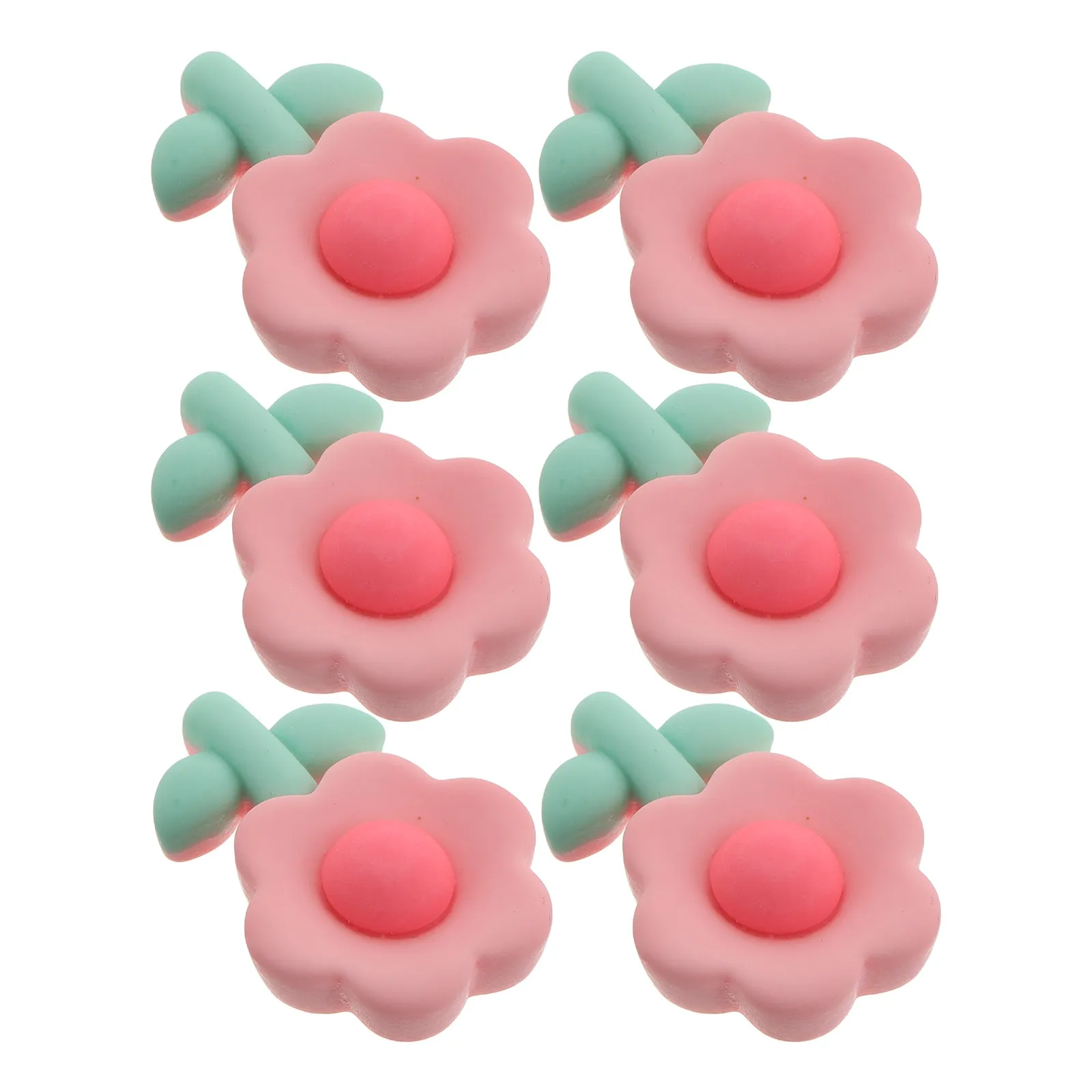 

6Pcs Stylish Electric Bike Tail Stickers Hat Horns Accessories for Motorcyclists Skiers Bikers Flower Dashboard Car Decor