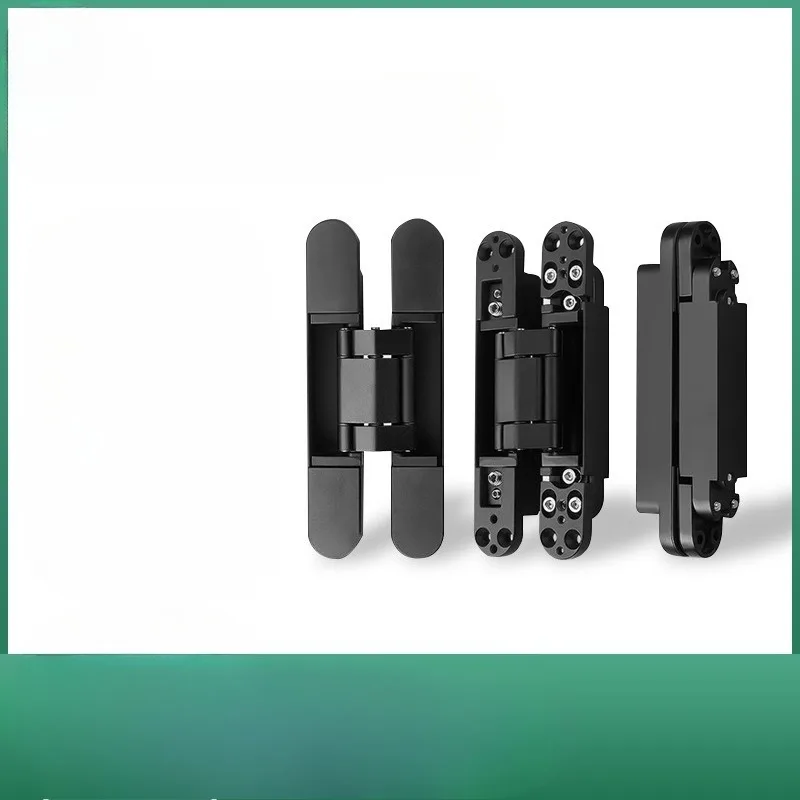 

Hidden aluminum alloy inside and outside open three-dimensional adjustable invisible folding trapdoor hydraulic