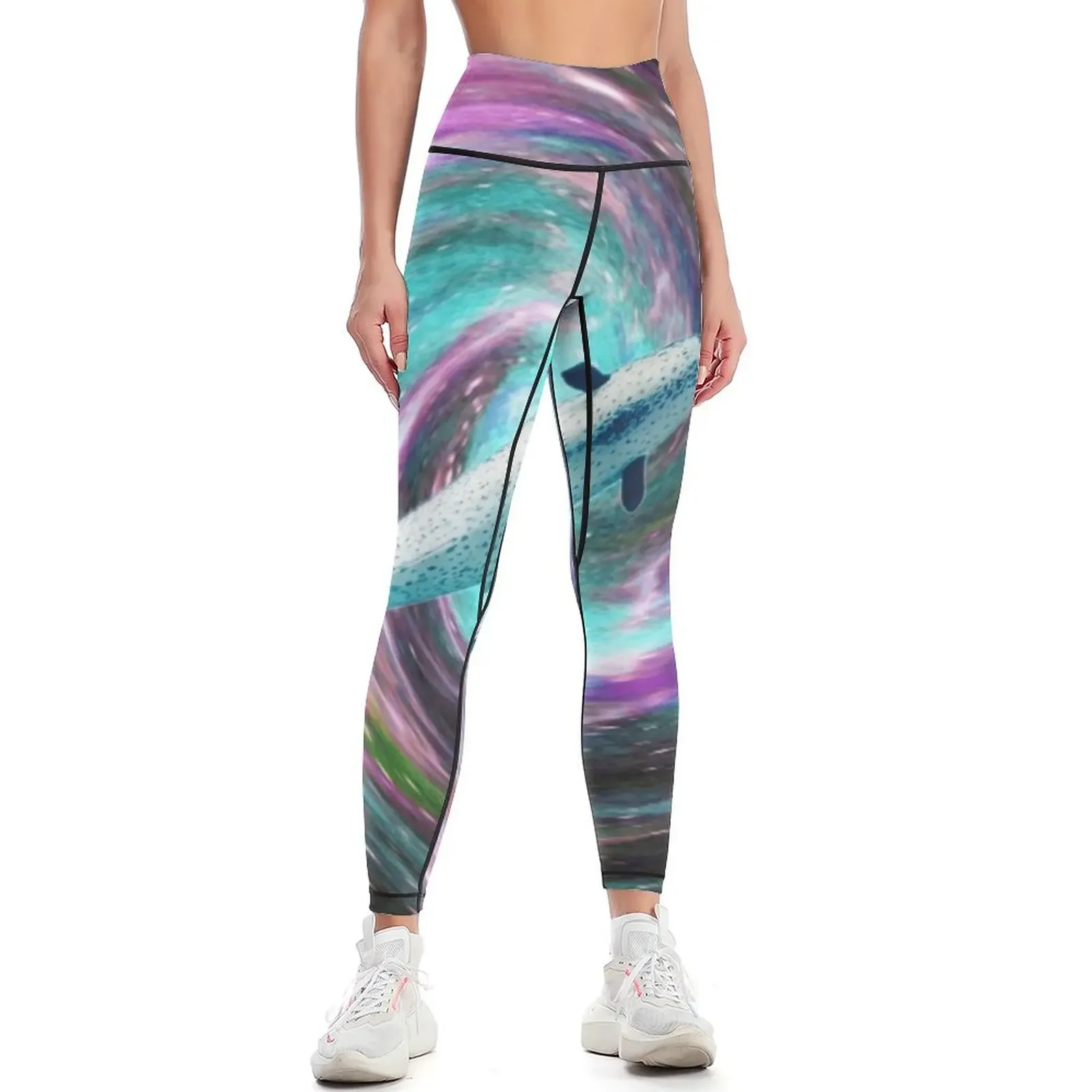 

Narwhal Supernova Leggings sporty woman gym Leginsy push up Women's tights legging pants raises butt Womens Leggings
