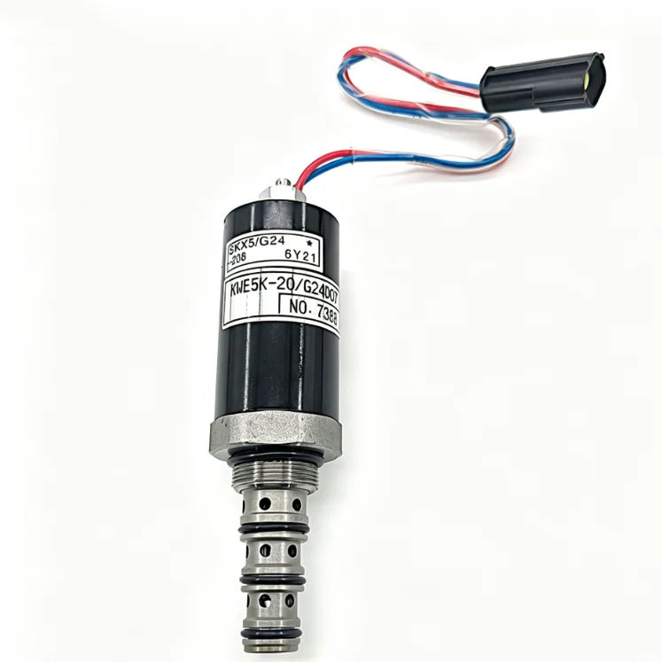 Hydraulic Solenoid Valve KWE5K-20/G24D07 For Liugong 130 Pump Control System Replacement Part Machinery Component