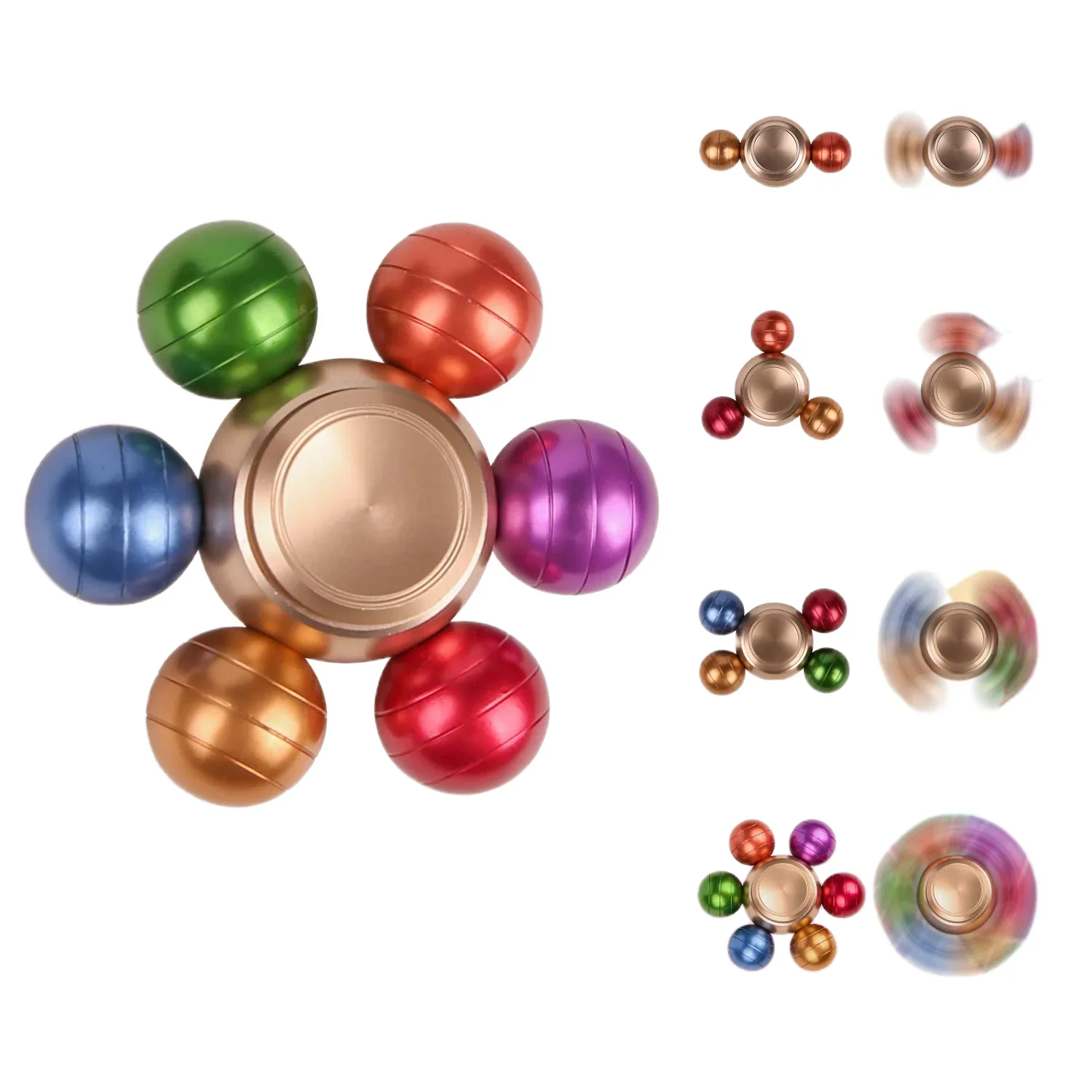 

Радужный металлический спиннер, гироскоп на кончике пальца, декомпрессия, анти-тревога, СДВГ, игрушки для детей и взрослых, Juguetes Ansiedad Y Estrés