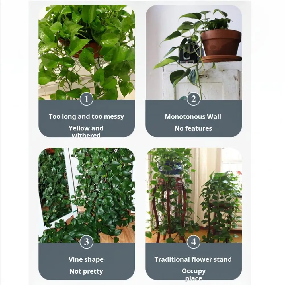 Climbing Plant Accessories Plant Vine Fixing Clips for Garden Patio Vines Leaf Shaped Wall Mount Fixture with for Climbing