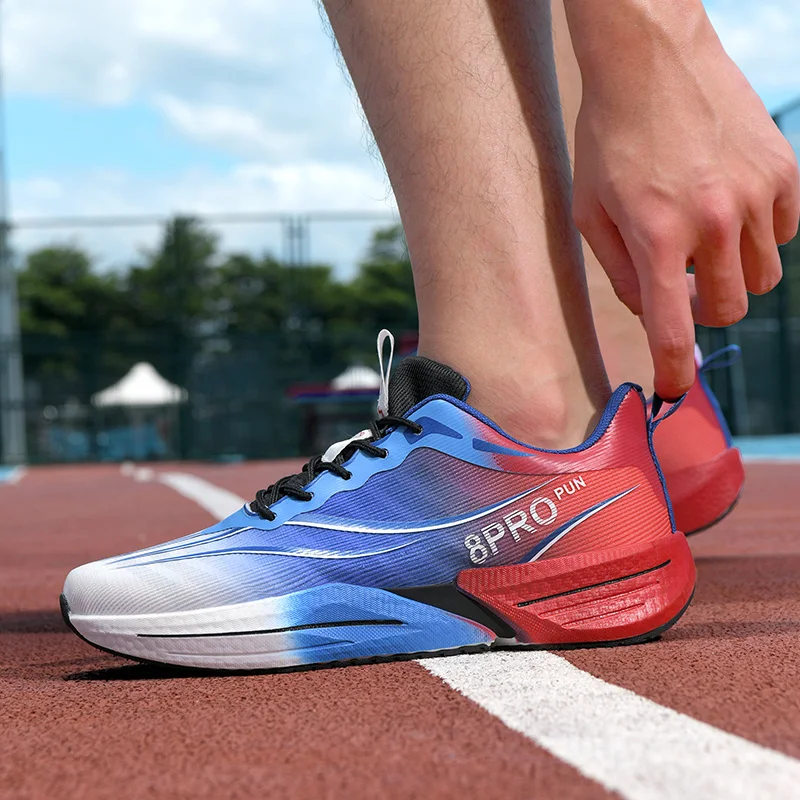 Sapatos esportivos unissex quatro temporadas moda sola grossa ao ar livre altura aumentando respirável resistente ao desgaste tênis de lazer de corrida