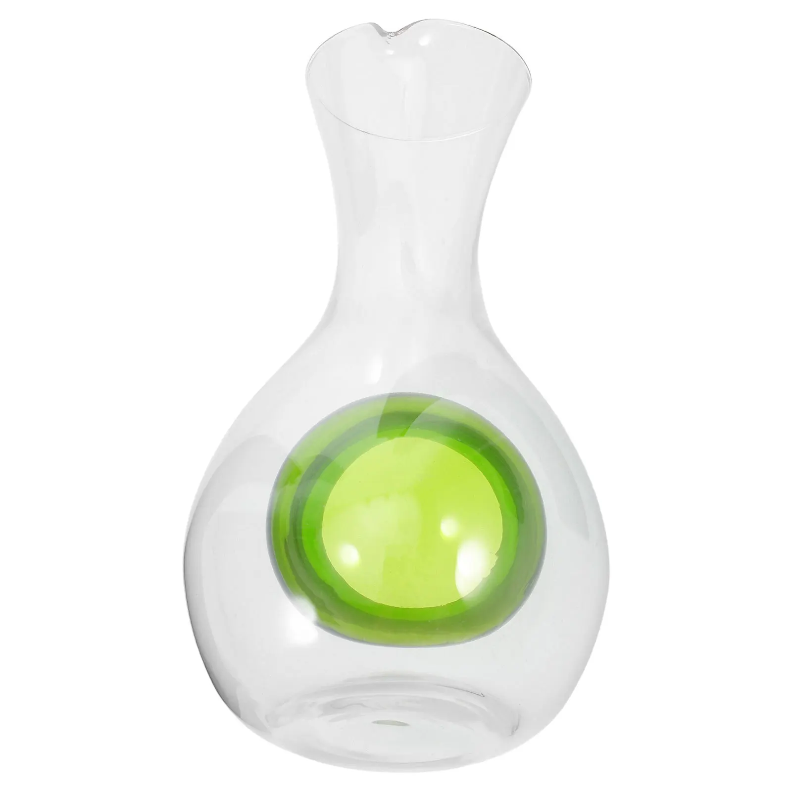 

Ice Wine Chiller 400Ml Mini Glass Decanter With Cooling Chamber Individual Serving Carafe For Parties Small Liquor