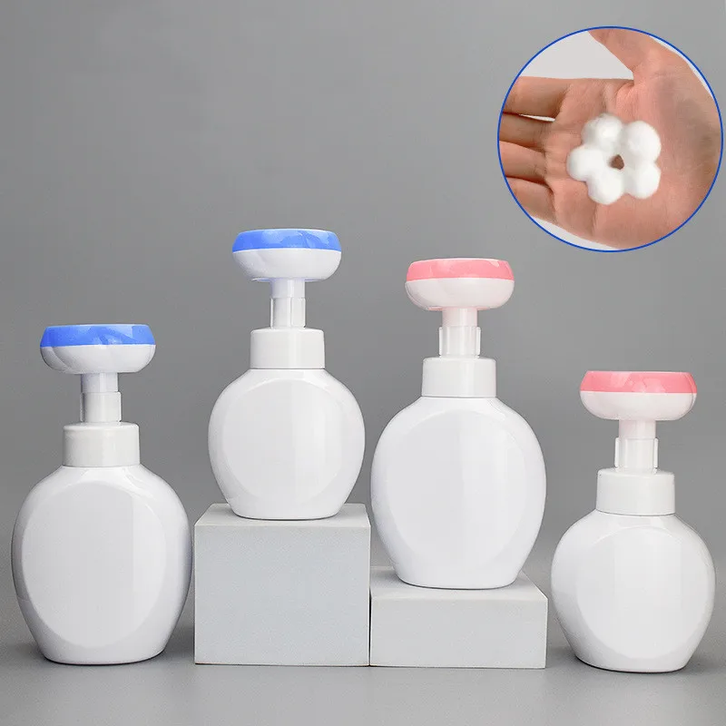 

Floral Foam Handsoap Cute Flower Bubble Bottle Liquid Soap Dispenser Hand Soap Pump Bottle Bathroom Press Hand Washing Bottle