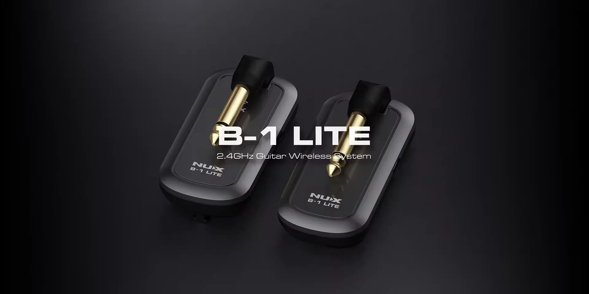 يعد NUX B-1 LITE نظامًا لاسلكيًا بتردد 2.4 جيجا هرتز مما يوفر مشغلات الجيتار وهو حلًا سهلًا للذهاب اللاسلكي مماثلًا