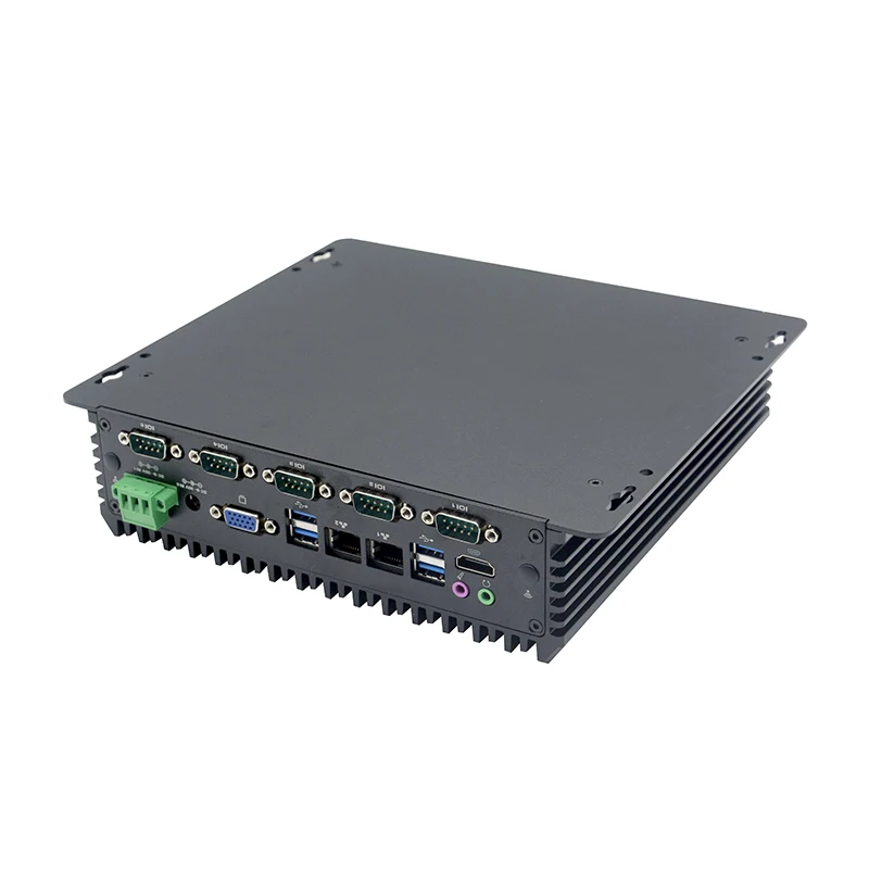 Usingwin Small Desktop Host Fanless Heat Dissipation System Computer Industrial Control Host Mini ITX Motherboard PC