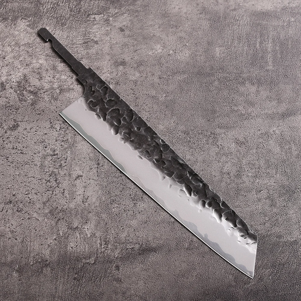 Cucina giapponese in acciaio composito fatto a mano fai-da-te da 8,2 pollici Kiritsuke Coltello da chef Lama vuota Full Tang Bordi ultra affilati Strumenti per la creazione