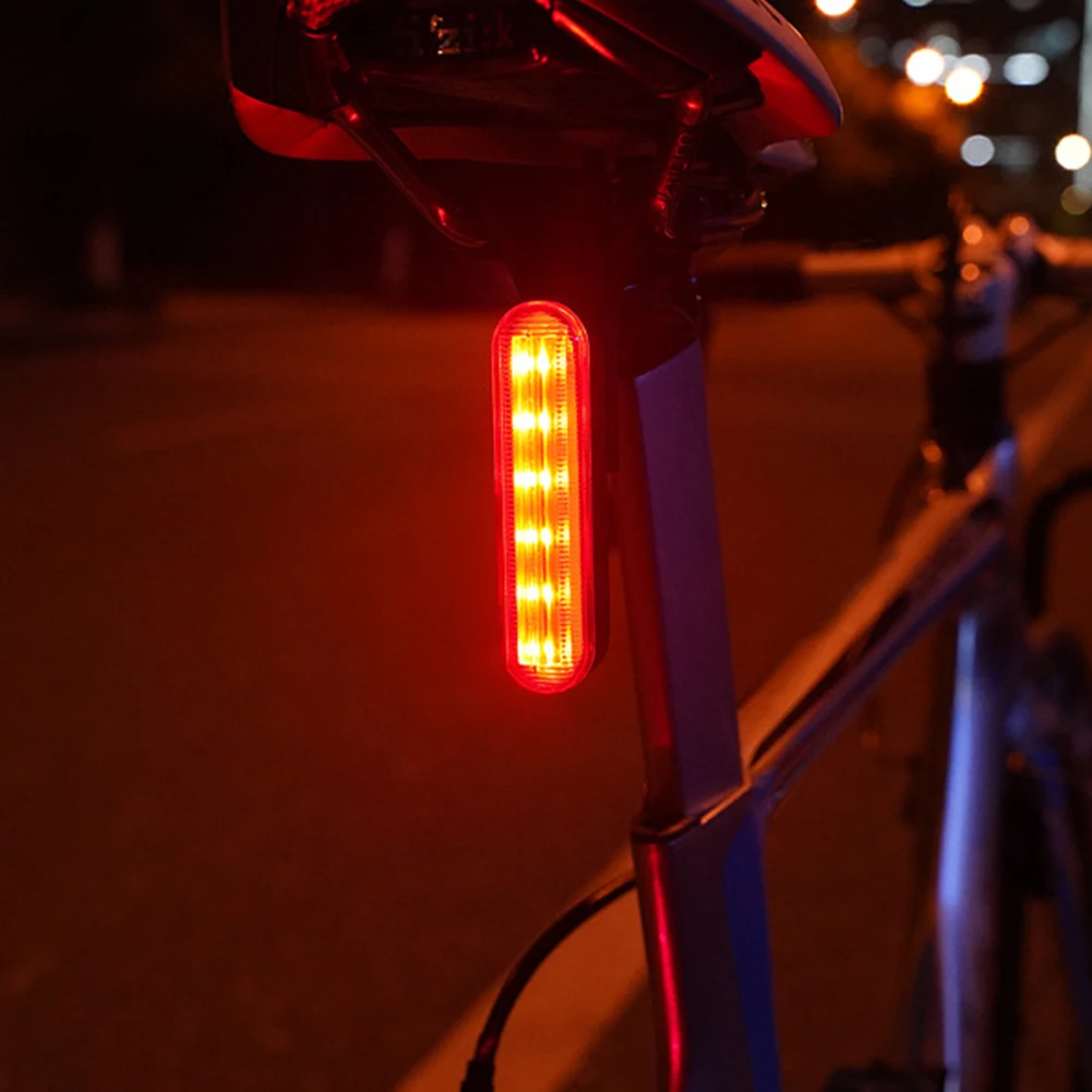 

High Brightness Bike Rear Lamp 30LM LED Bike Tail Light Brake Sensing Cycling Safety Warning Light Cycling Safety Accessories