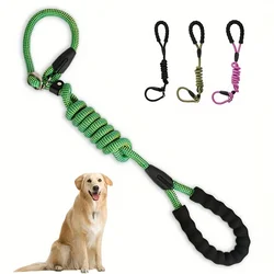 Nylon WovenTraining Dog P Rope P Chain Pet Outdoor Traction Rope Integrated Collar Dog Rope 1 Pece