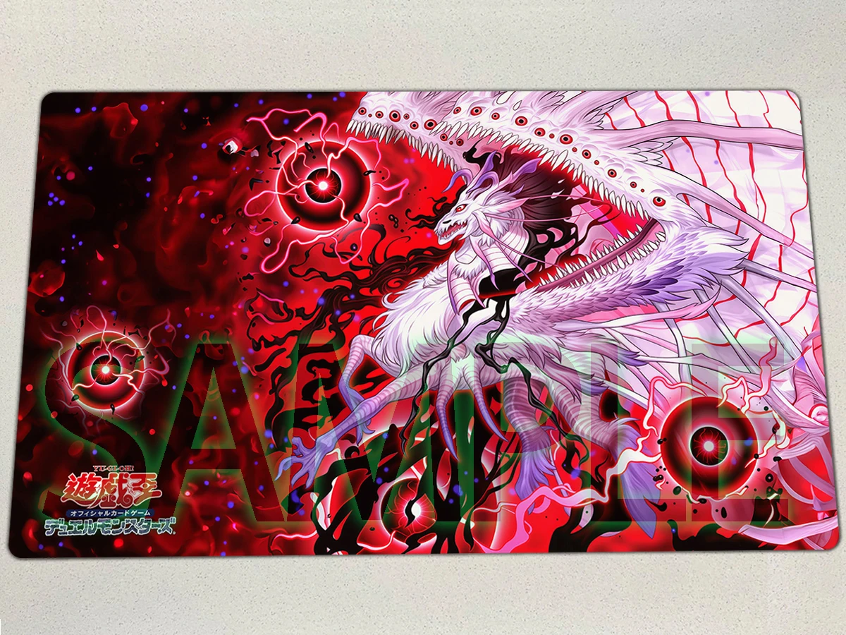 

YuGiOh Playmat ‌Despair Demo Dead End TCG CCG Mat Board Game Pad Trading Card Game Mat Rubber Mouse Pad Free Bag 600x350x2mm